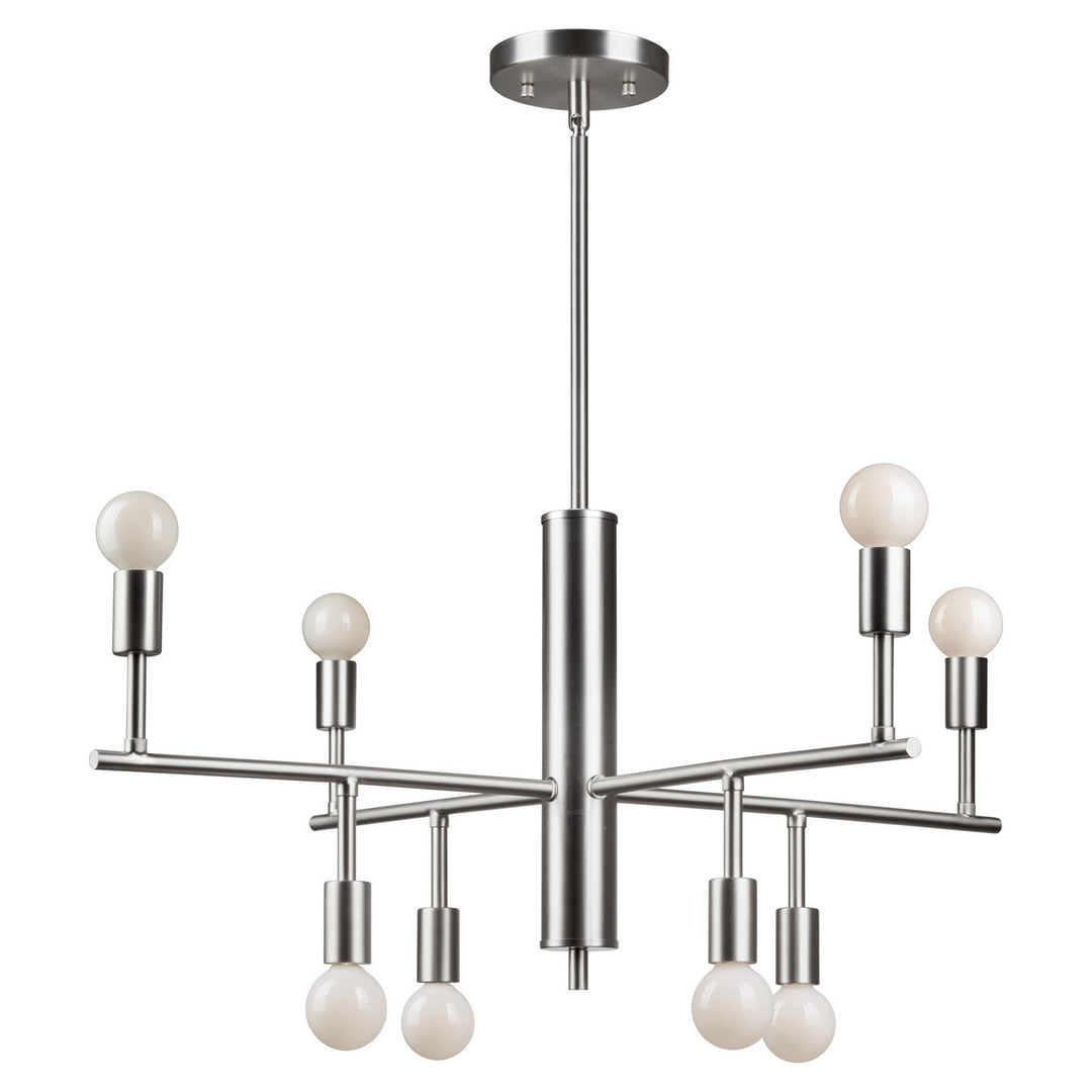 Forte 7091-08-55 Chandelier Light - Brushed Nickel
