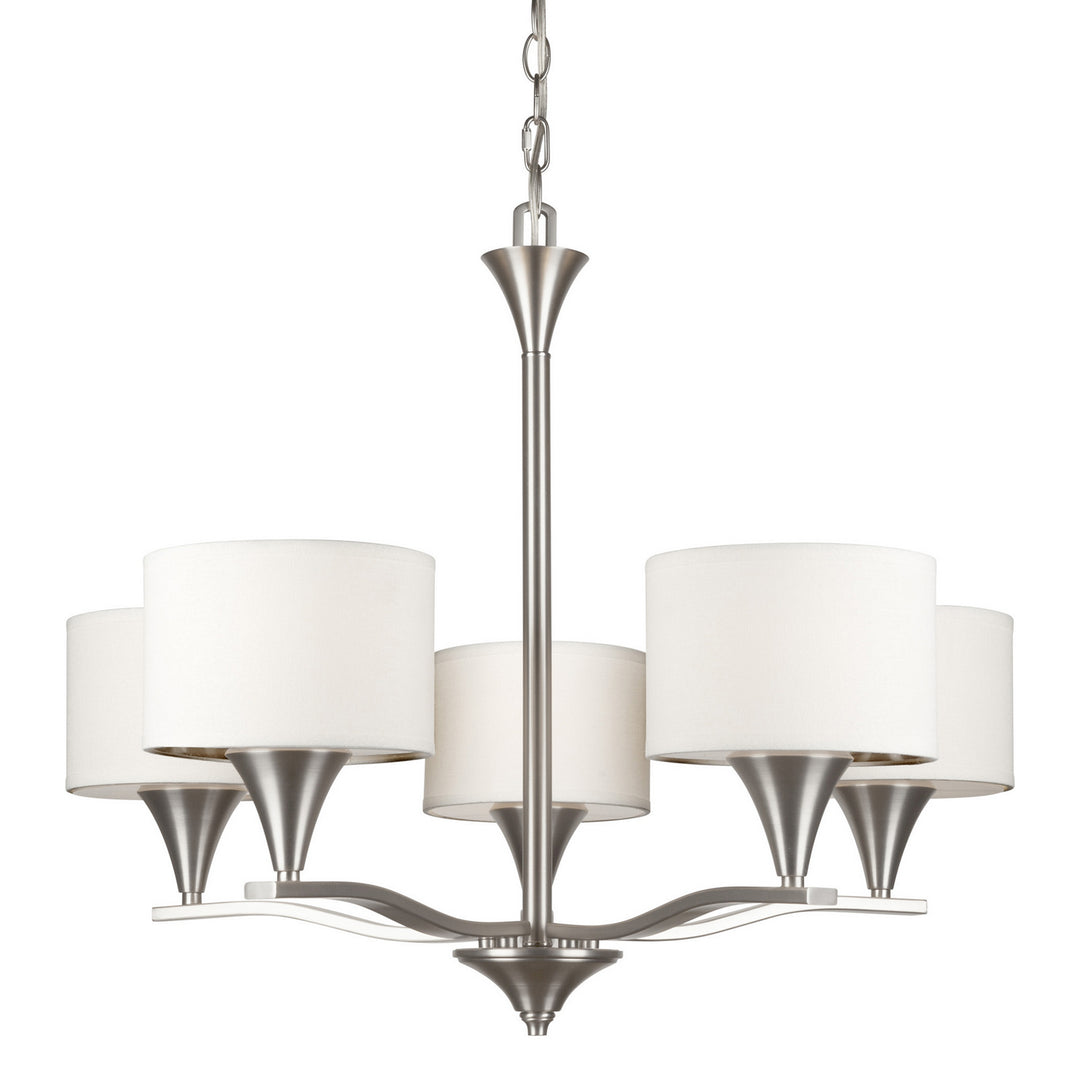 Forte 7102-05-55 Chandelier Light - Brushed Nickel