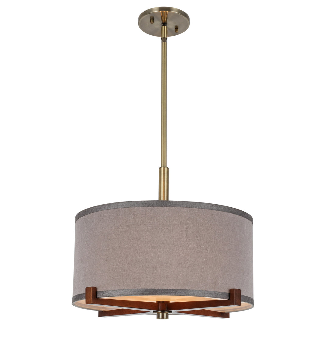 Woodbridge Brendan - LED 13422BRBLE-S11502 Pendant Light - Brass
