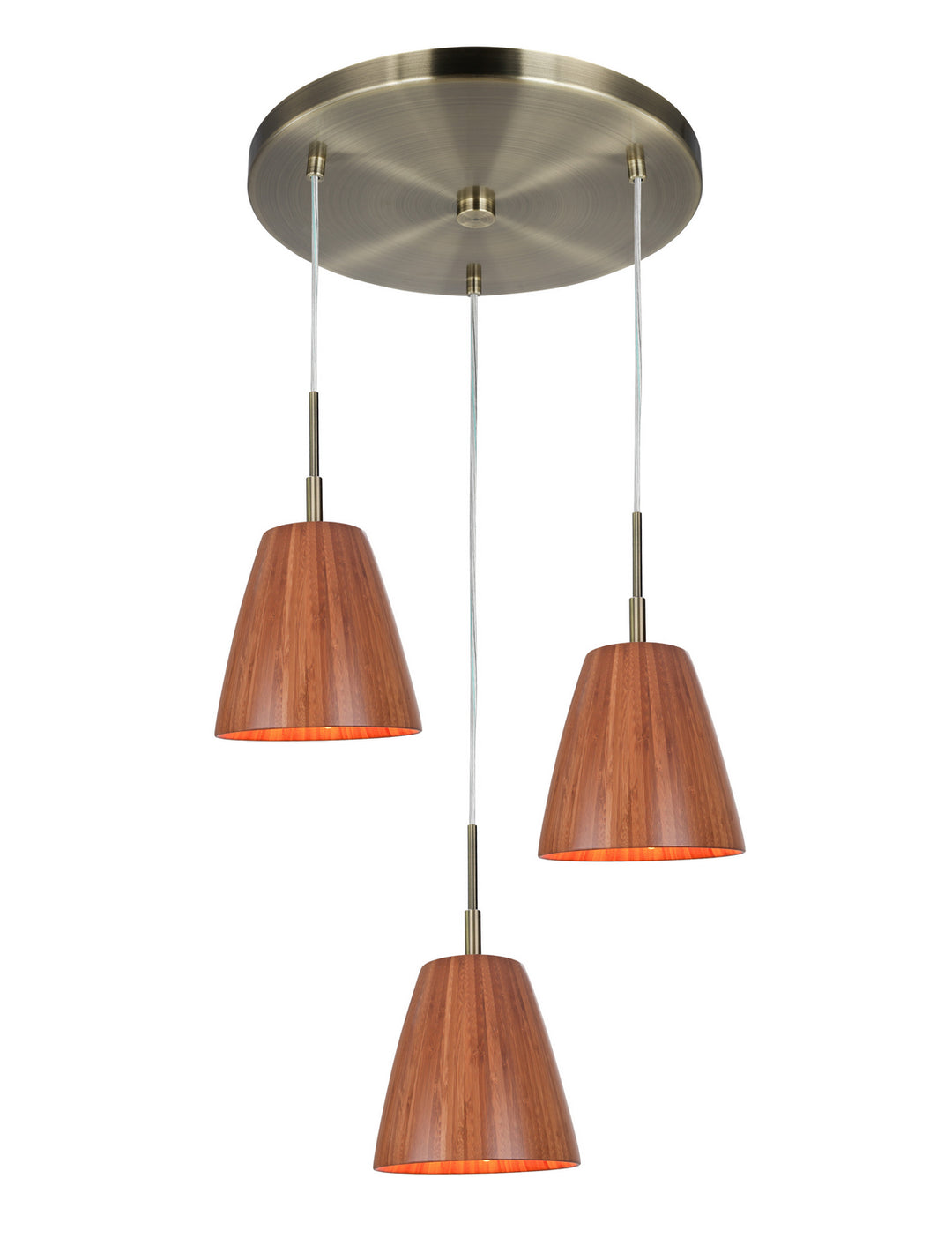 Woodbridge Sorg 14024CBRWL-W2A1BB Pendant Light - Brass