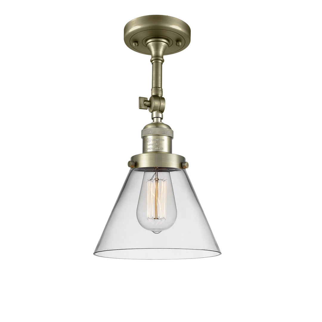 Innovations Franklin Restoration 201F-AB-G42-LED Ceiling Light - Antique Brass