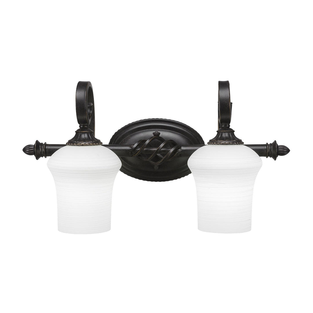 Toltec Eleganté 162-dg-681 Bath Vanity Light 21 in. wide - Dark Granite