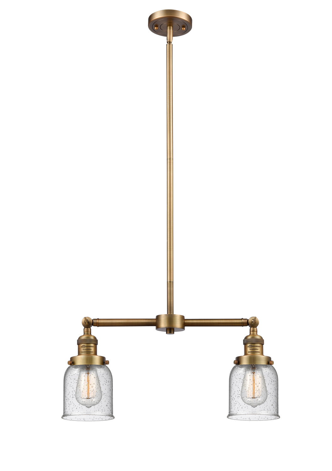 Innovations Franklin Restoration 209-BB-G54-LED Chandelier Light - Brushed Brass