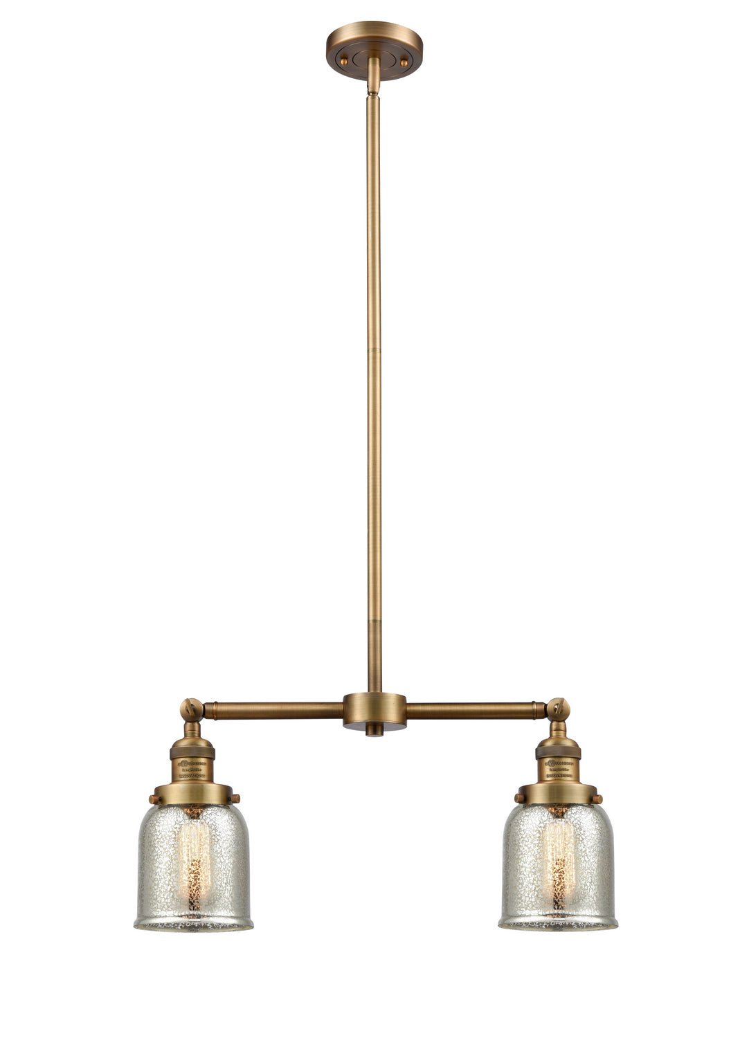 Innovations Franklin Restoration 209-BB-G58-LED Chandelier Light - Brushed Brass