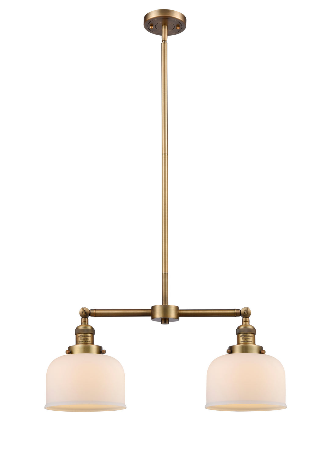 Innovations Franklin Restoration 209-BB-G71-LED Chandelier Light - Brushed Brass