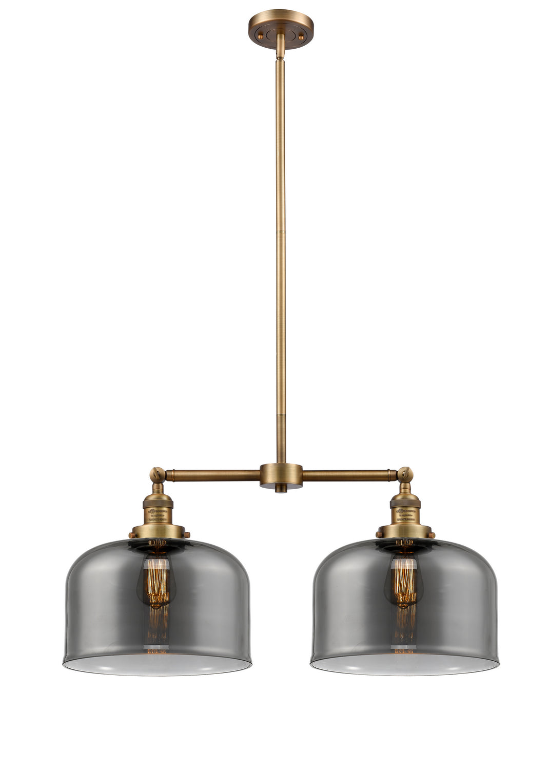 Innovations Franklin Restoration 209-BB-G73-L-LED Chandelier Light - Brushed Brass
