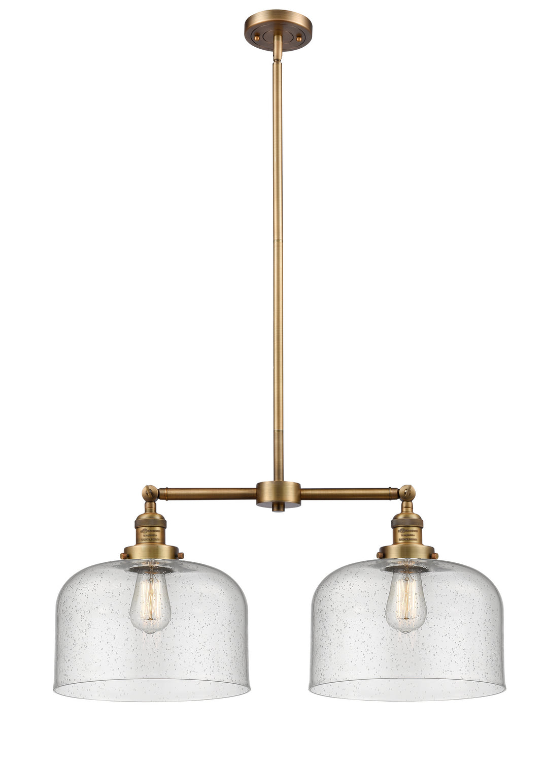Innovations Franklin Restoration 209-BB-G74-L-LED Chandelier Light - Brushed Brass