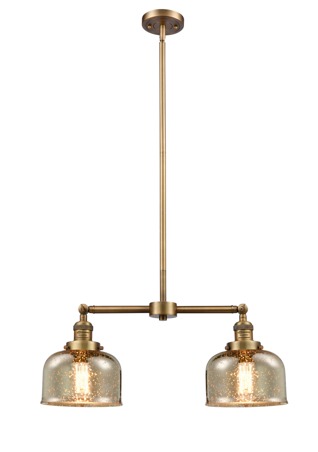 Innovations Franklin Restoration 209-BB-G78-LED Chandelier Light - Brushed Brass