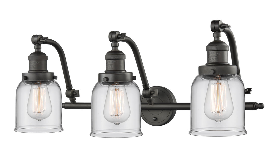 Innovations Franklin Restoration 515-3W-OB-G52 Bath Vanity Light 28 in. wide - Oil Rubbed Bronze