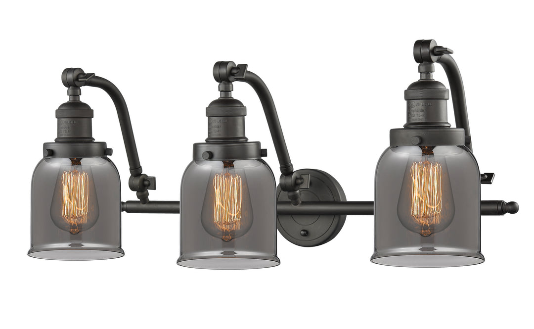 Innovations Franklin Restoration 515-3W-OB-G53 Bath Vanity Light 28 in. wide - Oil Rubbed Bronze