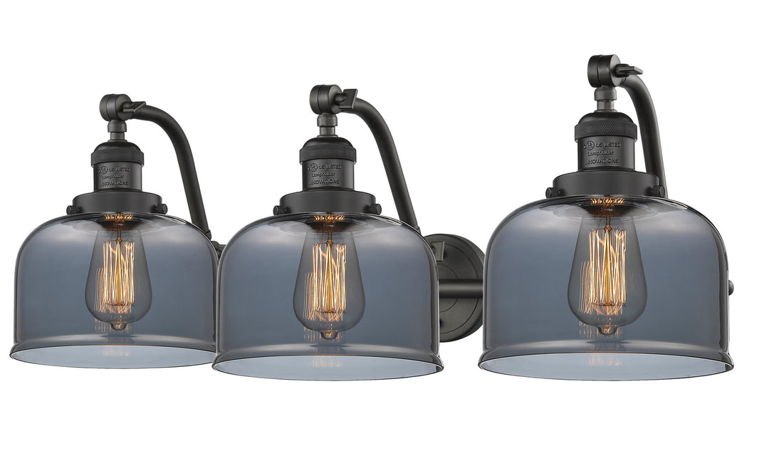 Innovations Franklin Restoration 515-3W-OB-G73 Bath Vanity Light 28 in. wide - Oil Rubbed Bronze