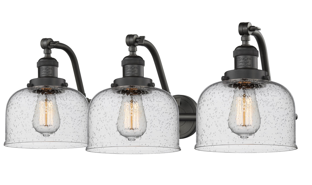 Innovations Franklin Restoration 515-3W-OB-G74-LED Bath Vanity Light 28 in. wide - Oil Rubbed Bronze