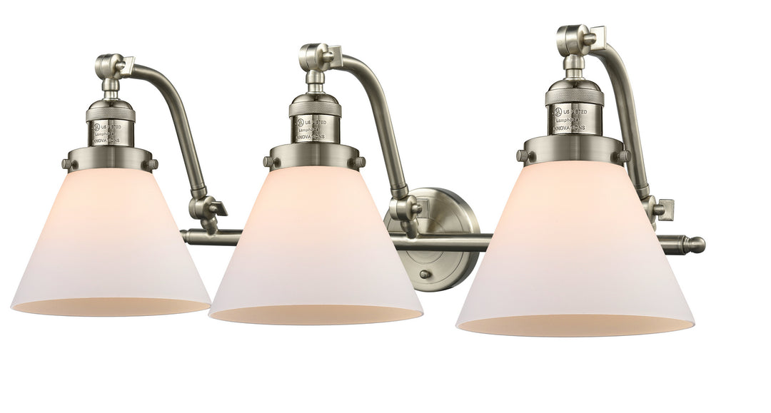 Innovations Franklin Restoration 515-3W-SN-G41-LED Bath Vanity Light 28 in. wide - Brushed Satin Nickel