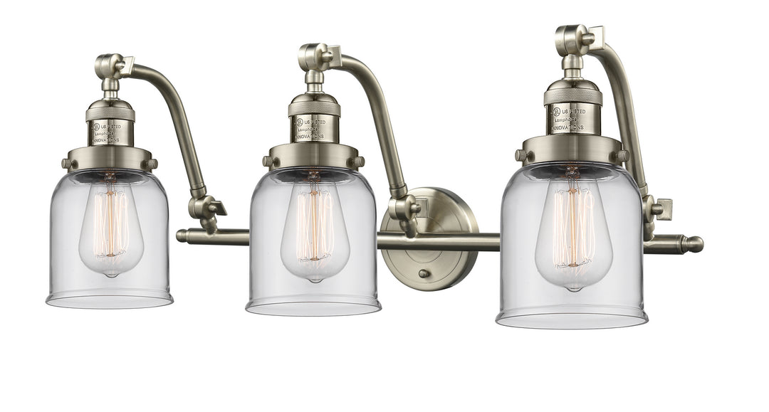 Innovations Franklin Restoration 515-3W-SN-G52-LED Bath Vanity Light 28 in. wide - Brushed Satin Nickel