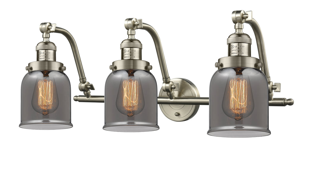 Innovations Franklin Restoration 515-3W-SN-G53-LED Bath Vanity Light 28 in. wide - Brushed Satin Nickel