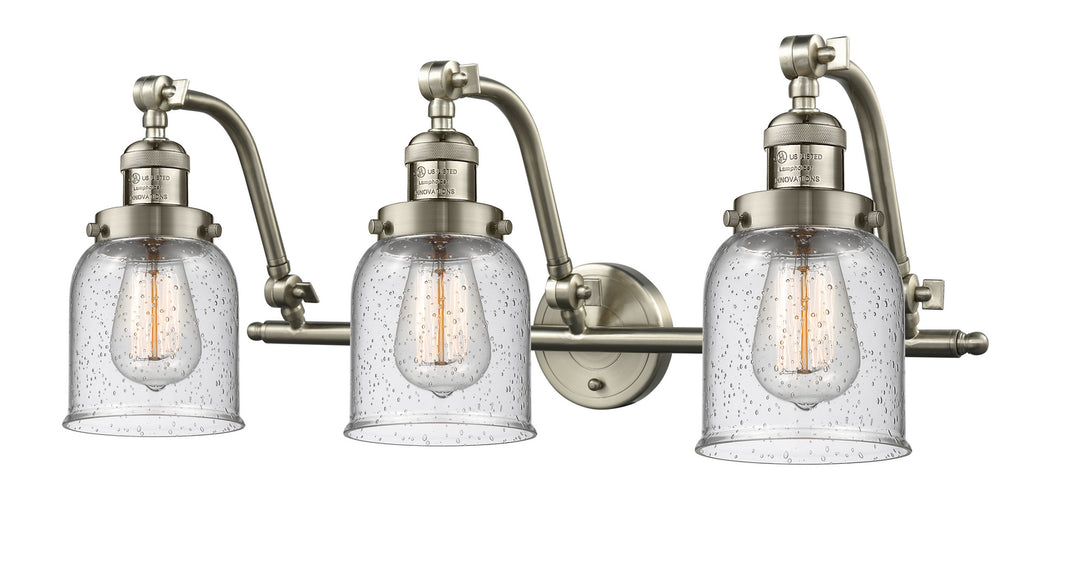 Innovations Franklin Restoration 515-3W-SN-G54-LED Bath Vanity Light 28 in. wide - Brushed Satin Nickel
