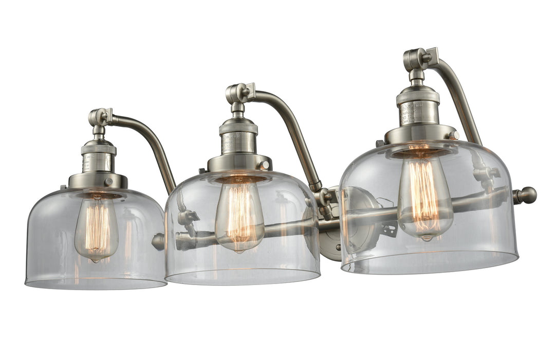 Innovations Franklin Restoration 515-3W-SN-G72-LED Bath Vanity Light 28 in. wide - Brushed Satin Nickel