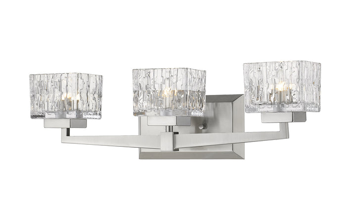 Z-Lite Rubicon 1927-3V-BN-LED Bath Vanity Light 22 in. wide - Brushed Nickel
