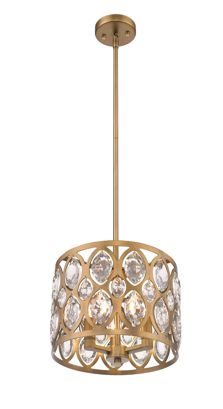 Z-Lite Dealey 6010-12HB Pendant Light - Heirloom Brass