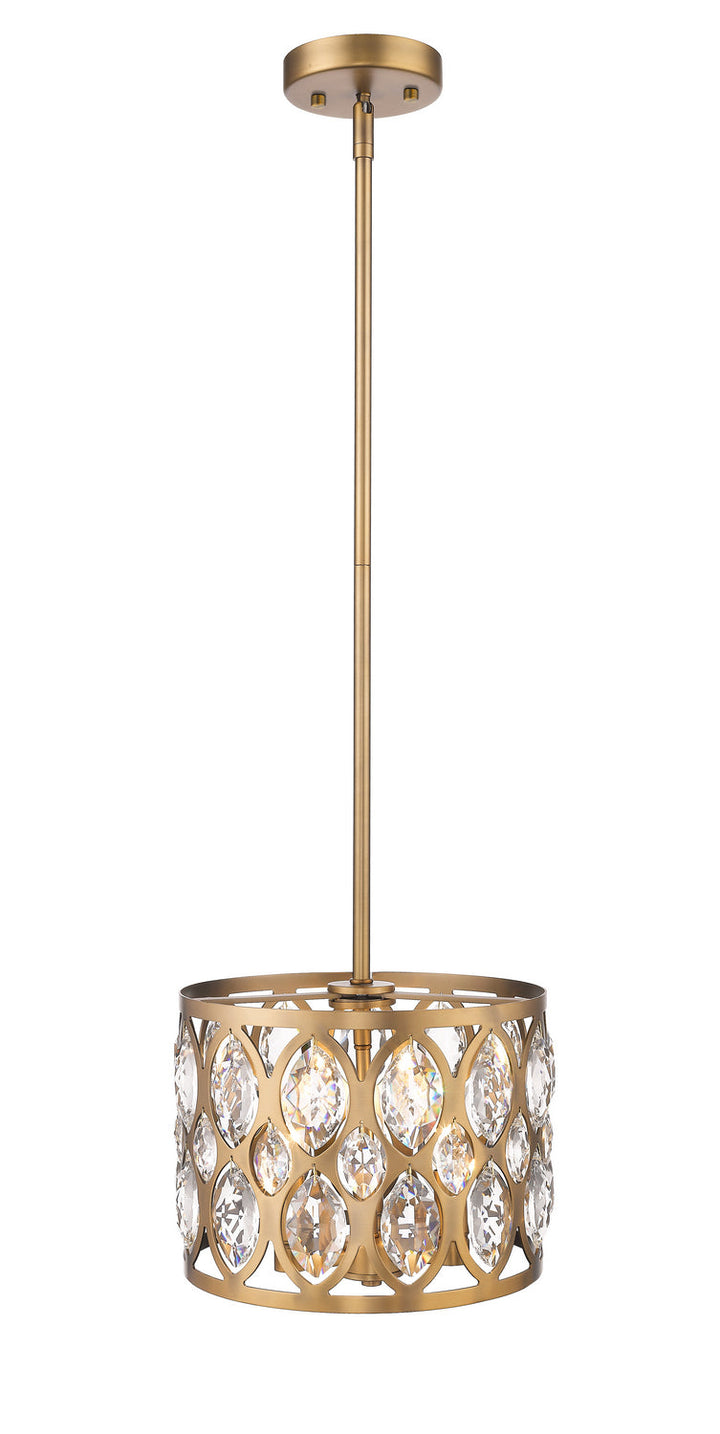 Z-Lite Dealey 6010-12HB Pendant Light - Heirloom Brass