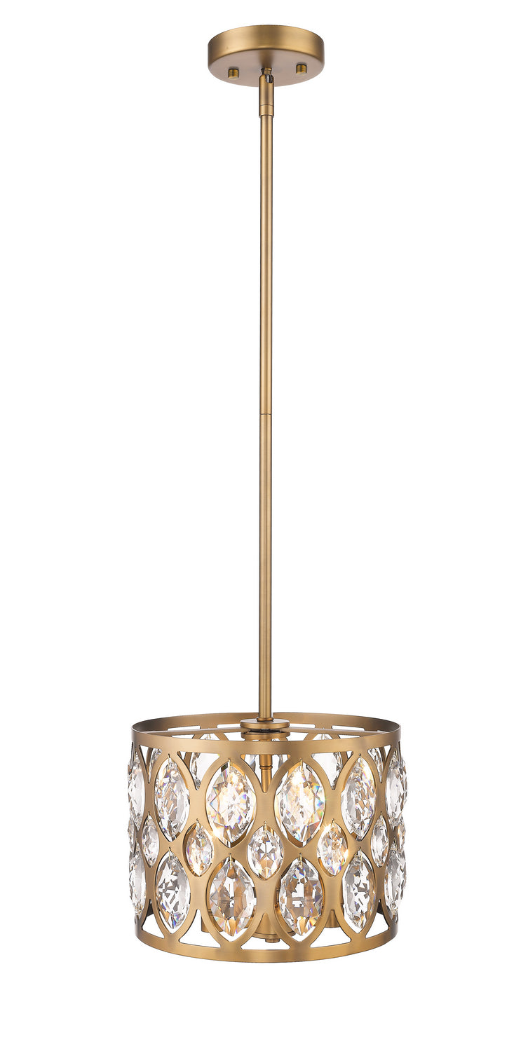 Z-Lite Dealey 6010-12HB Pendant Light - Heirloom Brass