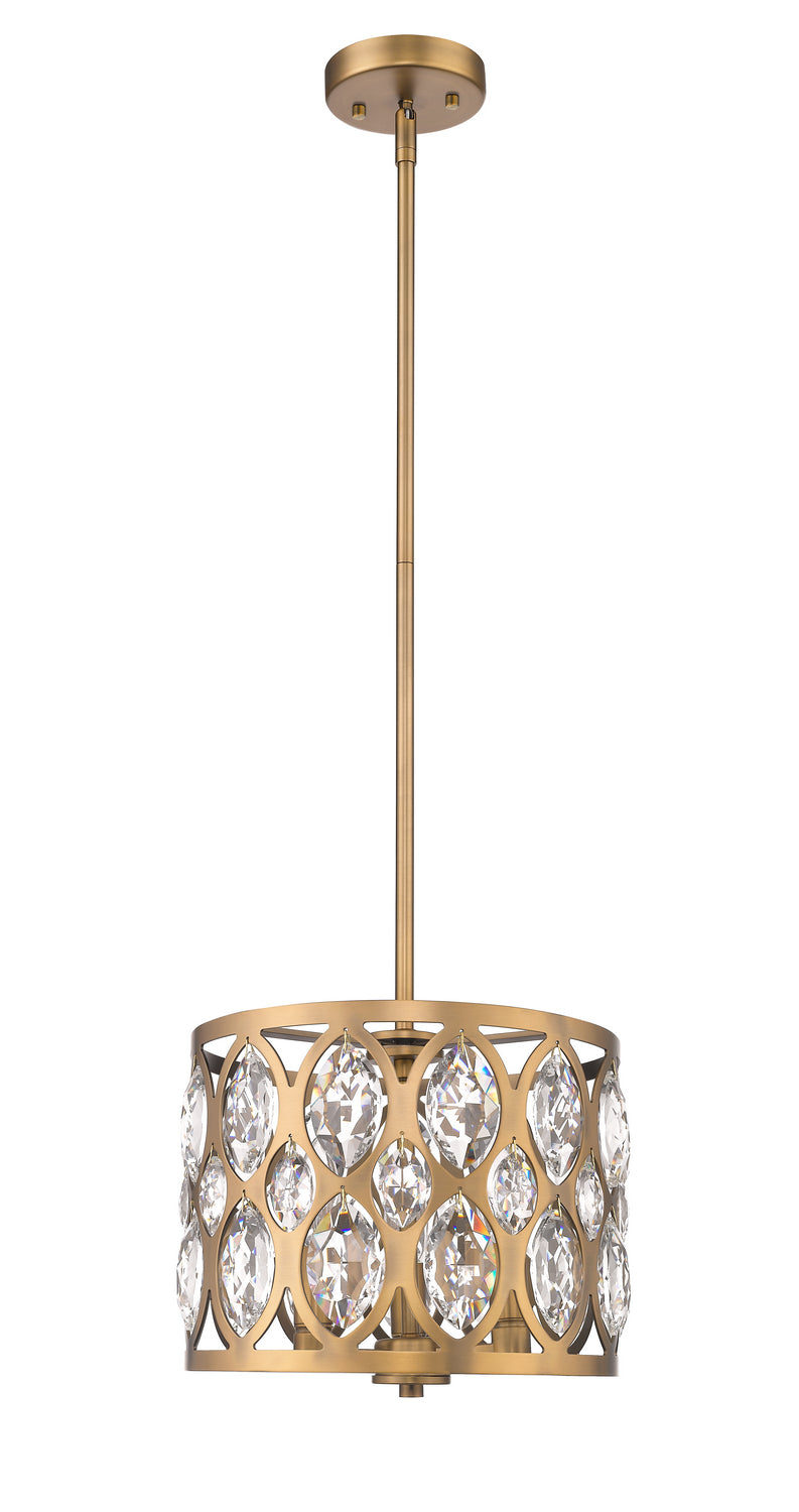 Z-Lite Dealey 6010-12HB Pendant Light - Heirloom Brass