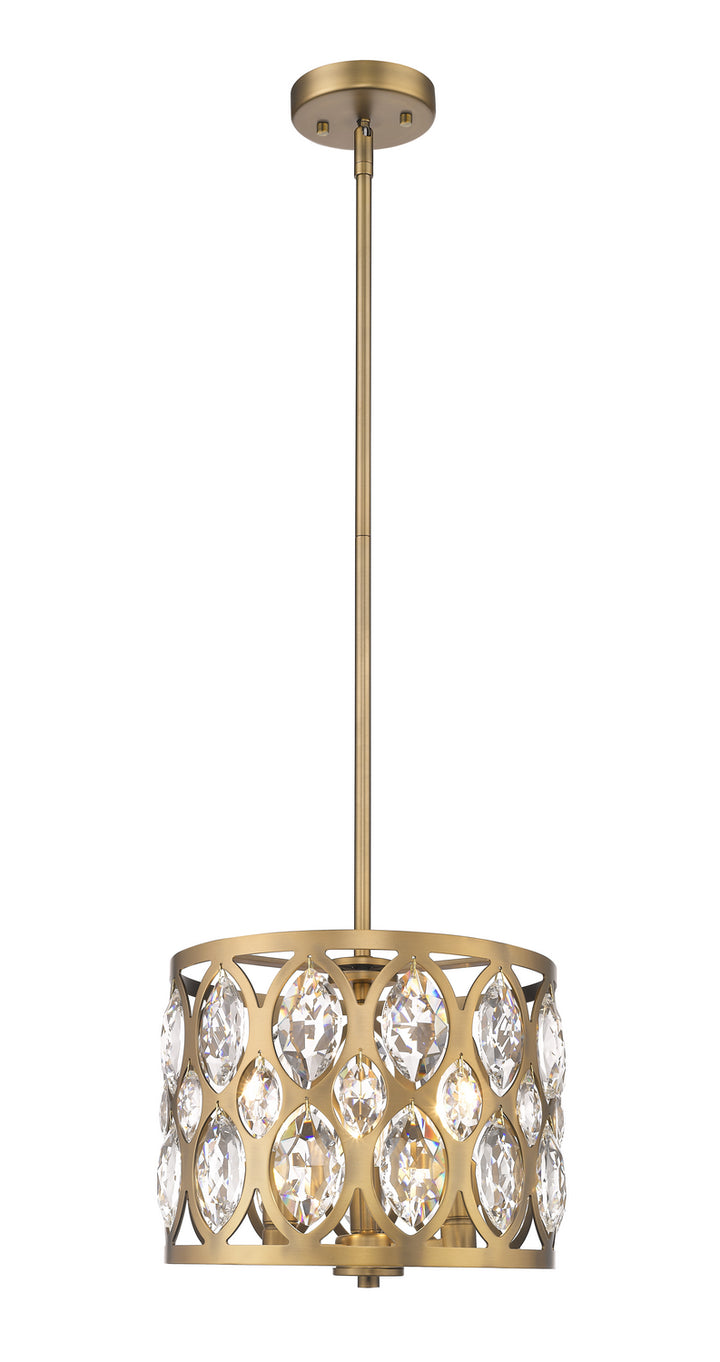 Z-Lite Dealey 6010-12HB Pendant Light - Heirloom Brass