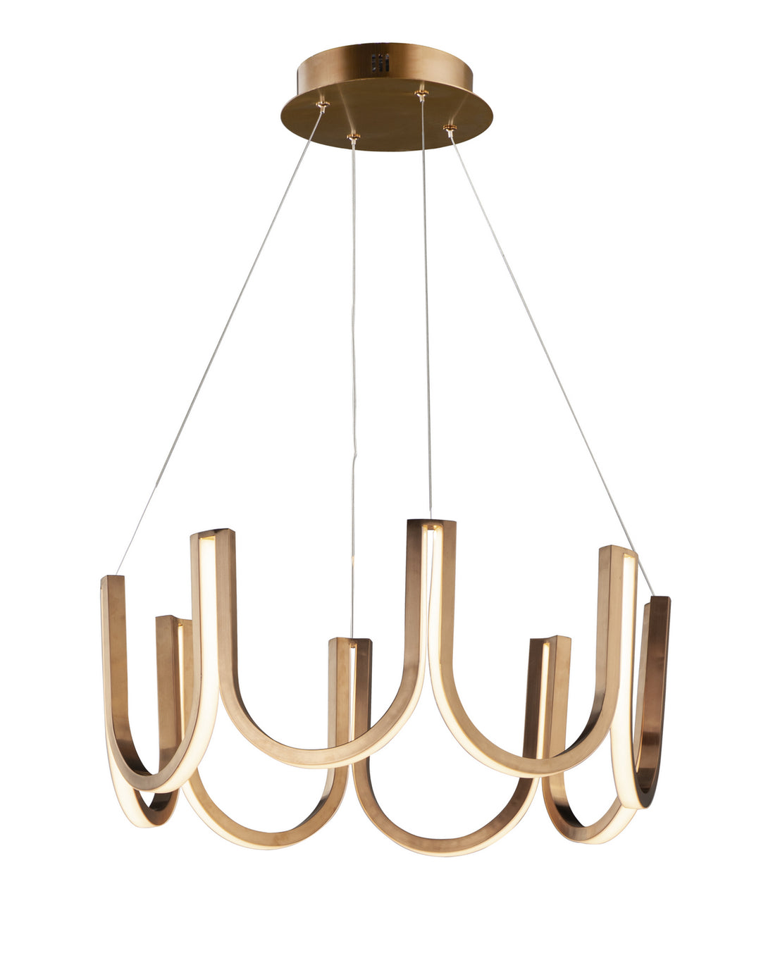 ET2 by Maxim You E24853-BCN Chandelier Light - Brushed Champagne