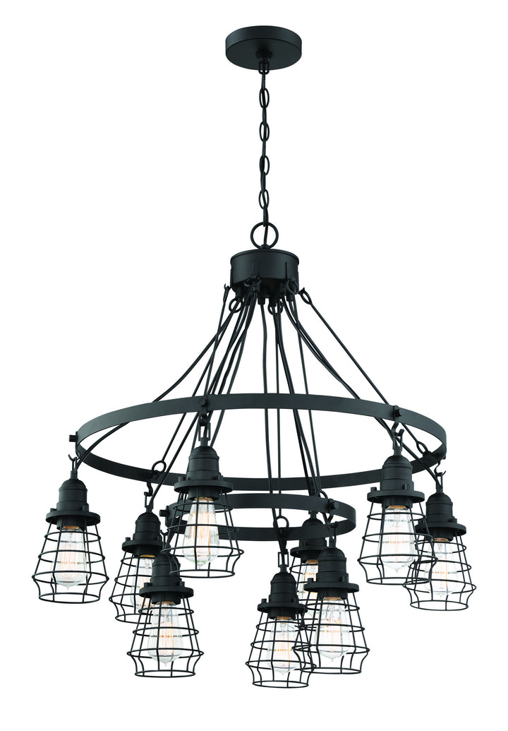 Craftmade Thatcher 50629-FB Chandelier Light - Flat Black