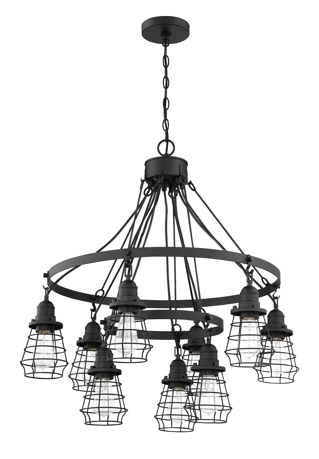 Craftmade Thatcher 50629-FB Chandelier Light - Flat Black