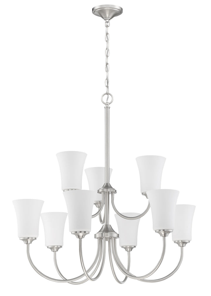 Craftmade Gwyneth 50429-BNK-WG Chandelier Light - Brushed Polished Nickel