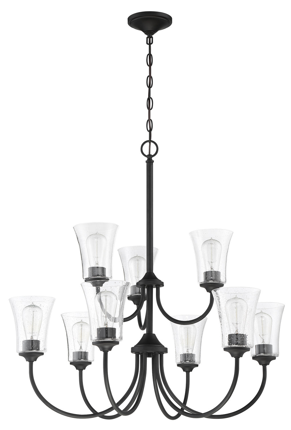Craftmade Gwyneth 50429-FB Chandelier Light - Flat Black