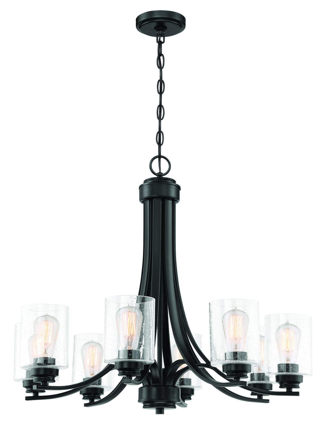 Craftmade Bolden 50528-FB Chandelier Light - Flat Black