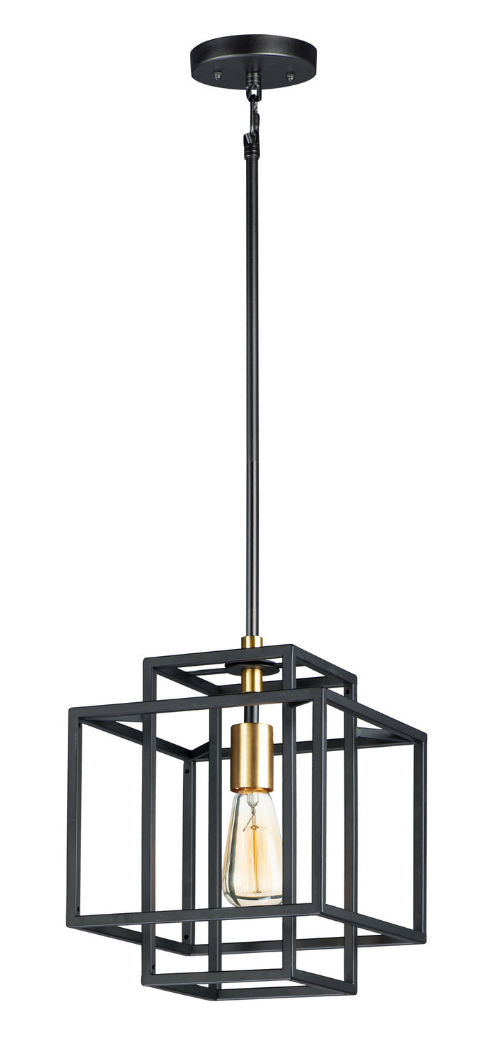 Maxim Liner 10246BKSBR Pendant Light - Black / Satin Brass