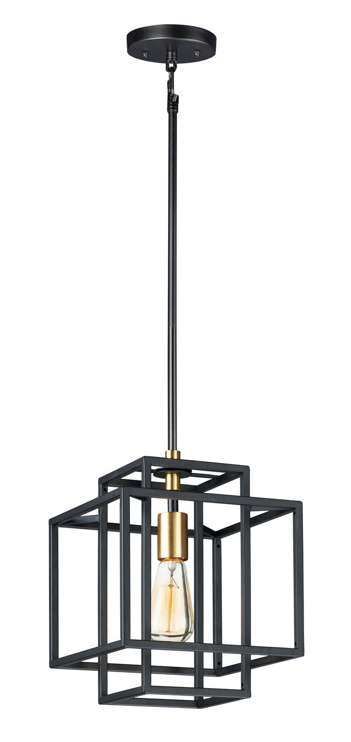 Maxim Liner 10246BKSBR Pendant Light - Black / Satin Brass