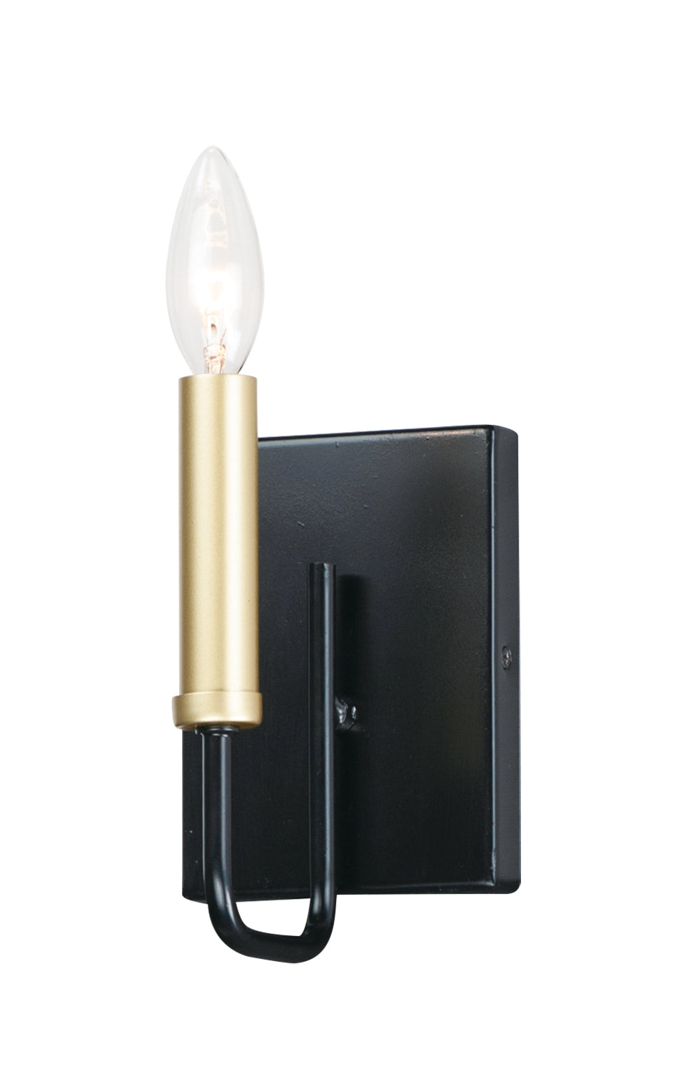 Maxim Sullivan 10251BKGLD Wall Sconce Light - Black / Gold