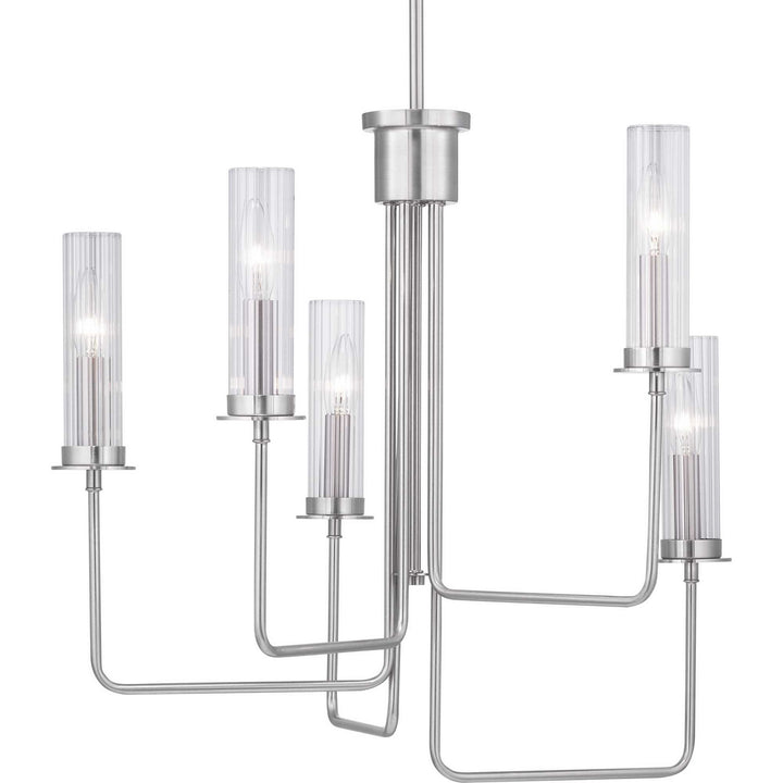 Progress Rainey P400167-009 Chandelier Light - Brushed Nickel