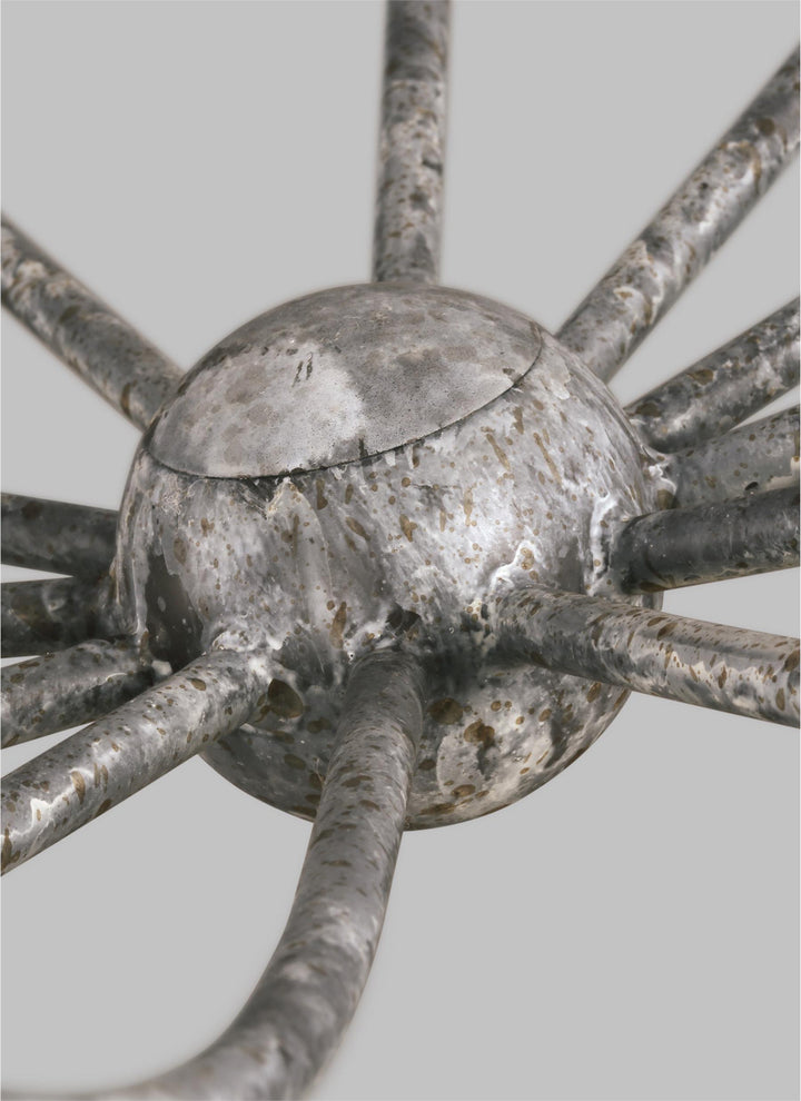 Visual Comfort Studio Richmond CC11212WGV Chandelier Light - Weathered Galvanized