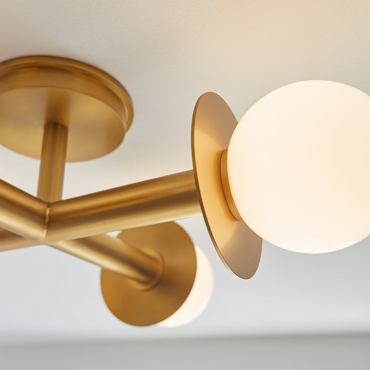 Visual Comfort Studio Nodes KF1034BBS Ceiling Light - Burnished Brass