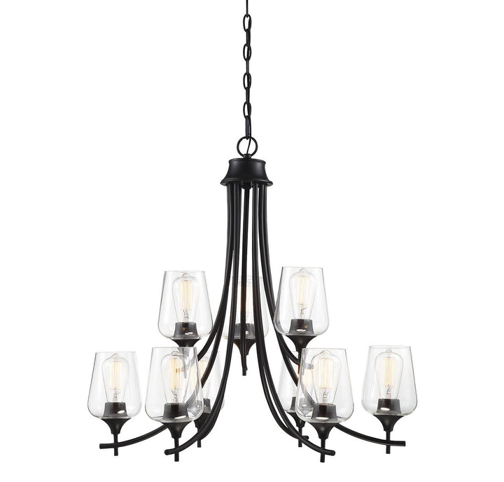 Savoy House Octave 1-4033-9-BK Chandelier Light - Black