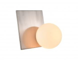 Bethel International DU104SHN Wall Sconce Light - Shiny Nickel