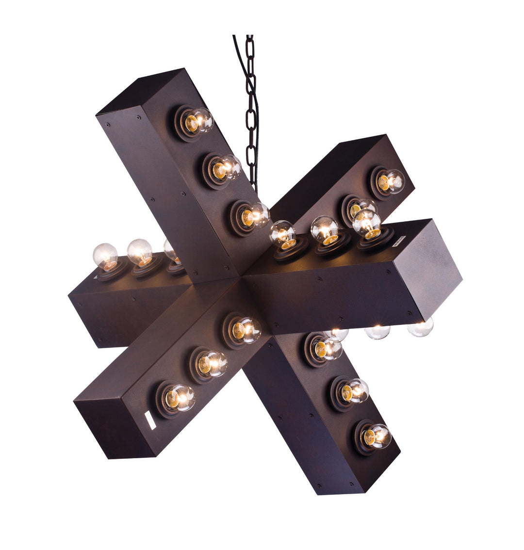 Bethel International DU81 Chandelier Light - Black