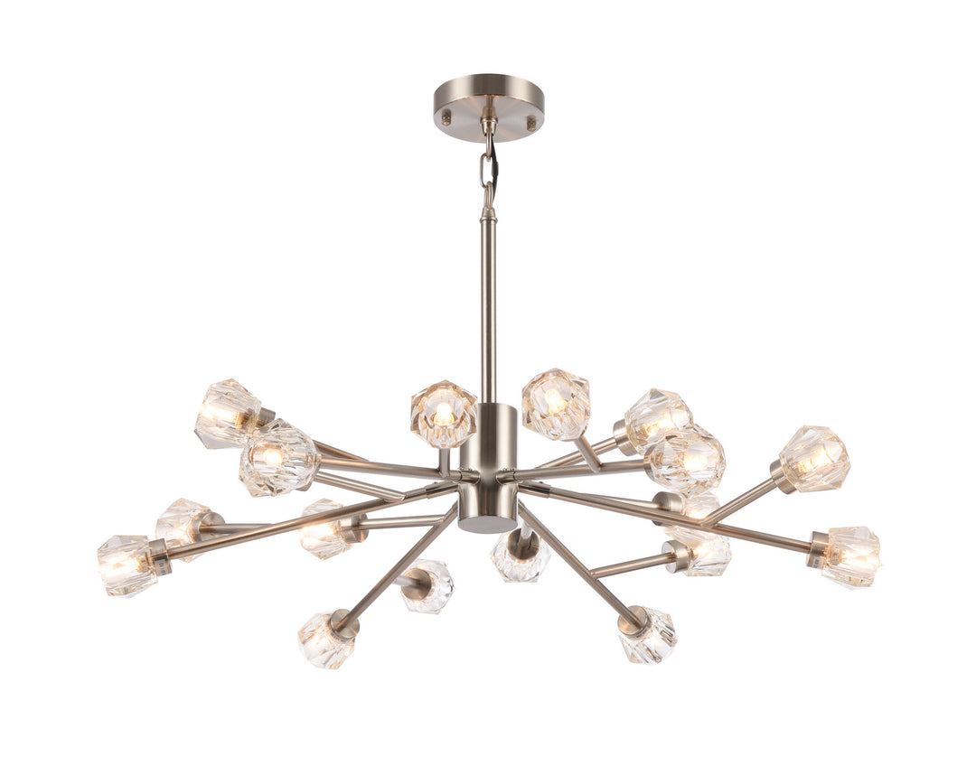 Bethel International DU89SHN Chandelier Light - Shiny Nickel