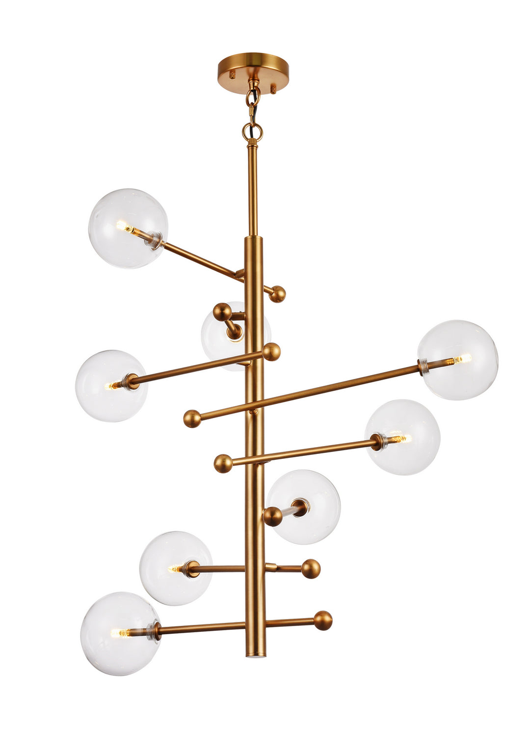 Bethel International DU98G Chandelier Light - Gold