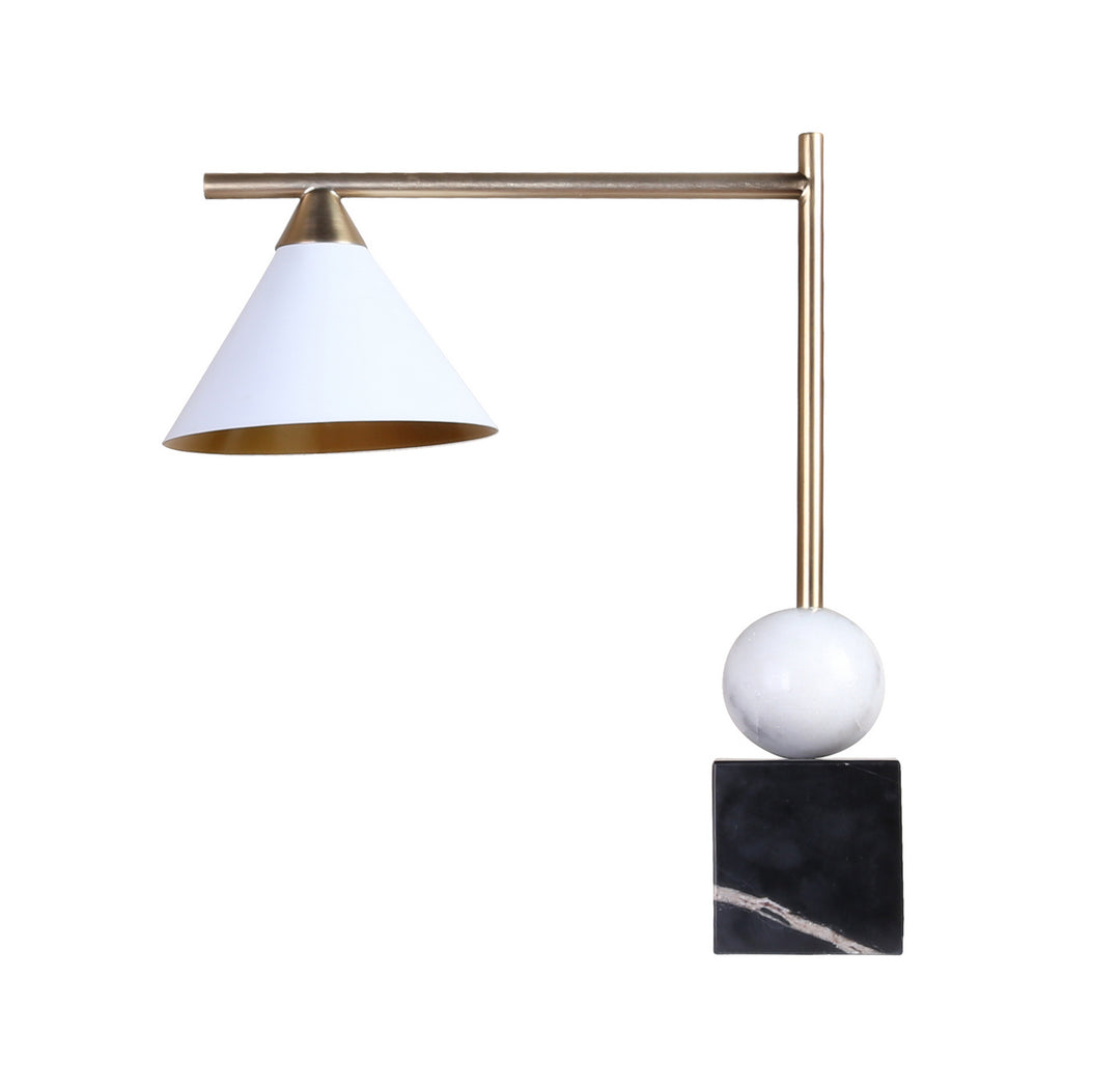 Bethel International MTL19PQ-GD Modern  Lamp Gold
