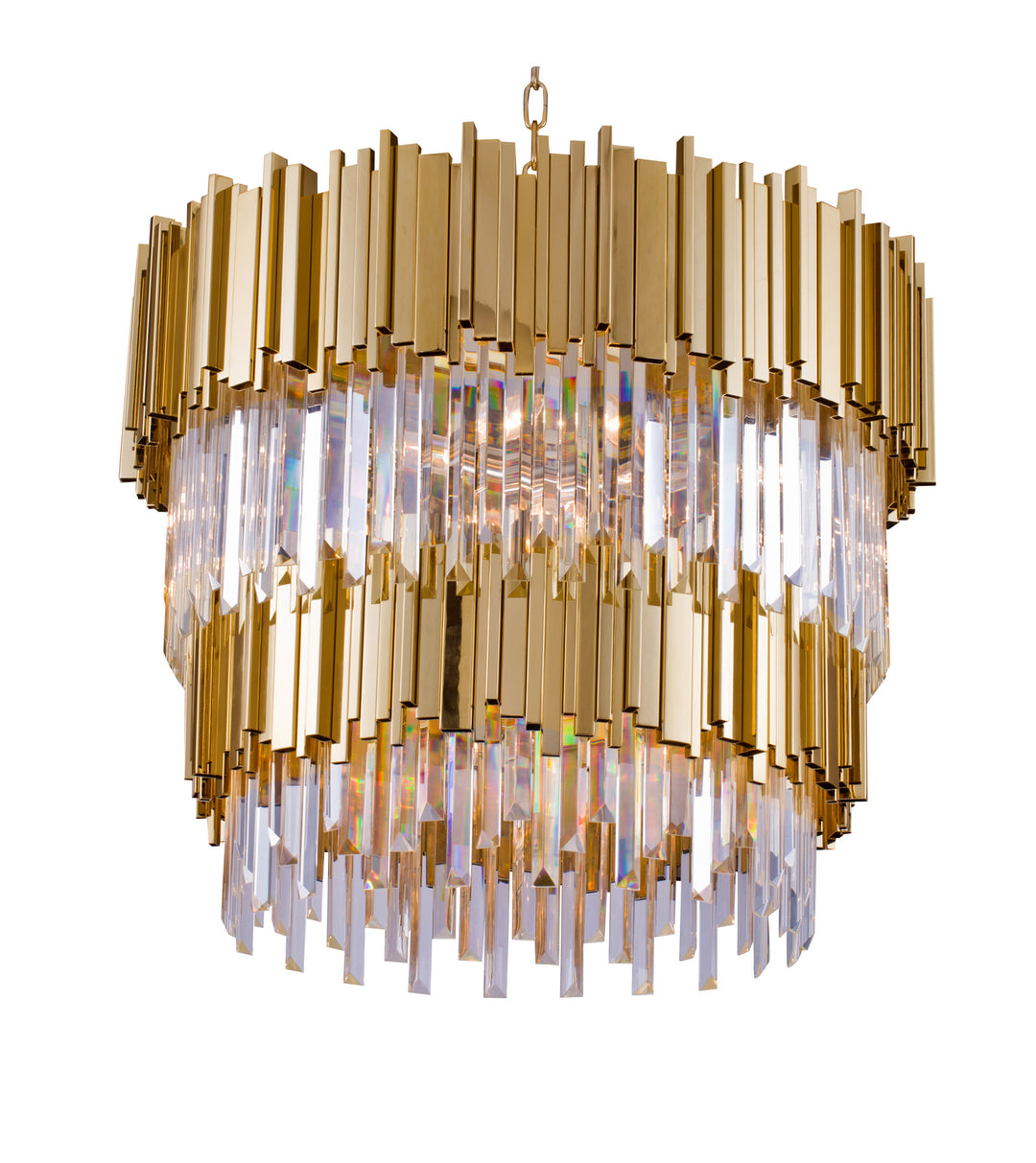 Bethel International MU10-3 Chandelier Light - Gold