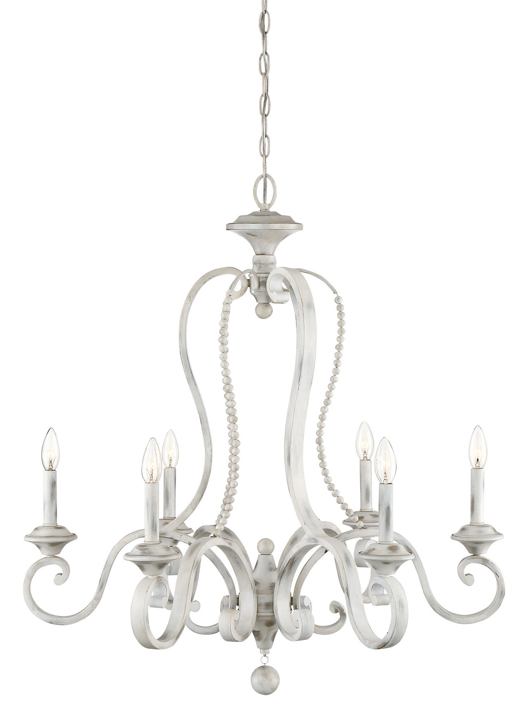 Designers Fountain Newport 94386-CWW Chandelier Light - Coastal Weathered White