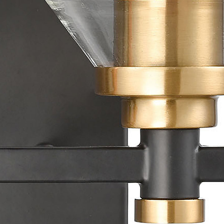 Elk Cambria 15401/2 Bath Vanity Light 13 in. wide - Matte Black