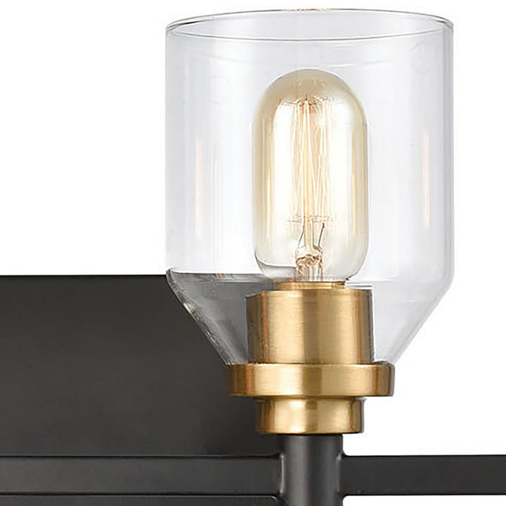 Elk Cambria 15403/4 Bath Vanity Light 28 in. wide - Matte Black