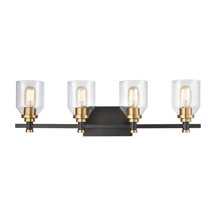 Elk Cambria 15403/4 Bath Vanity Light 28 in. wide - Matte Black